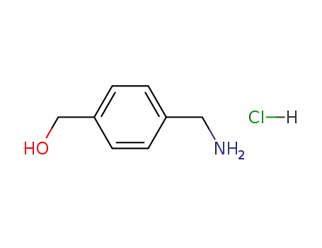 Molecular Structure of 34403-46-8 ((4-AMINOMETHYL)BENZYL ALCOHOL HCL)