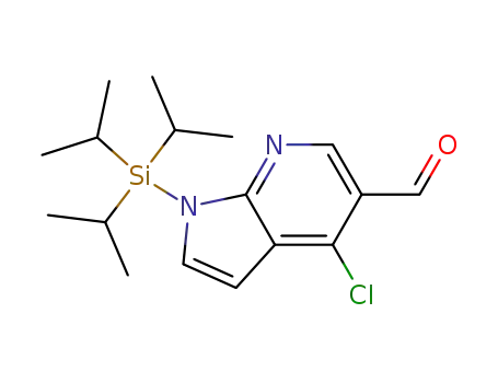 4-Chloro-1-[tris(propan-2-yl)silyl]-1H-pyrrolo[2,3-b]pyridine-5-carbaldehyde