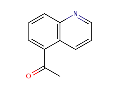 Molecular Structure of 103854-56-4 (Ketone, methyl 5-quinolyl (6CI))