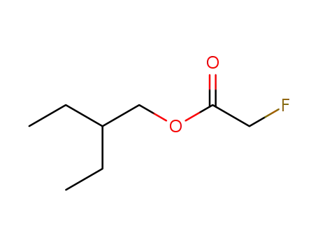 Molecular Structure of 589-25-3 (fluoro-acetic acid-(2-ethyl-butyl ester))