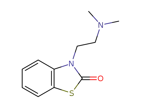 Molecular Structure of 22291-83-4 (2(3H)-Benzothiazolone, 3-[2-(dimethylamino)ethyl]-)