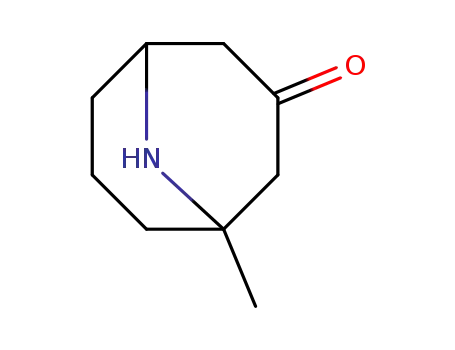 9-Azabicyclo[3.3.1]nonan-3-one, 1-methyl-