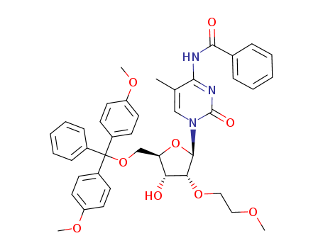 N-[1-[(2R,3R,4R,5R)-5-[[bis(4-methoxyphenyl)-phenyl-methoxy]methyl]-4-hydroxy-3-(2-methoxyethoxy)tetrahydrofuran-2-yl]-5-methyl-2-oxo-pyrimidin-4-yl]benzamide