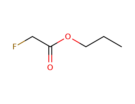 Molecular Structure of 10117-11-0 (Fluoroacetic acid propyl ester)