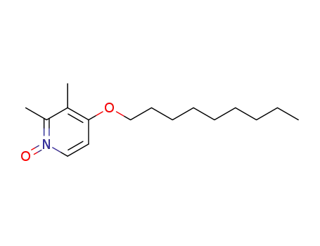 Molecular Structure of 1034066-24-4 (4-nonyloxy-2,3-dimethylpyridine-N-oxide)