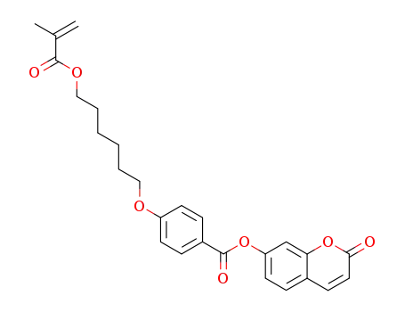 7-[4-(6-methacryloyloxyhexyloxy)benzoyloxy]coumarin