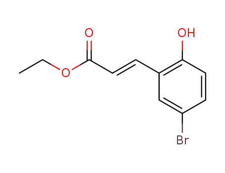 ethyl (E)-3-(5-bromo-2-hydroxxyphenyl)propenoate