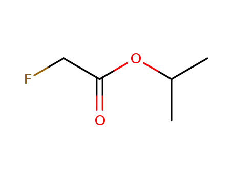 Molecular Structure of 406-06-4 (Fluoroacetic acid isopropyl ester)
