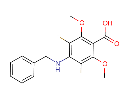 4-(Benzylamino)-3,5-difluoro-2,6-dimethoxybenzoic acid