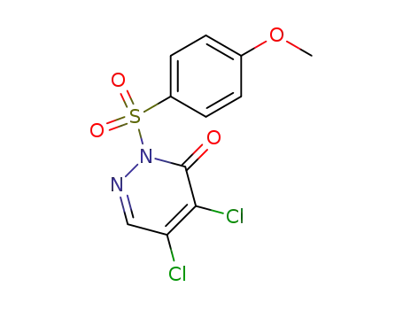 4,5-디클로로-2-(4-메톡시페닐)술포닐-피리다진-3-온