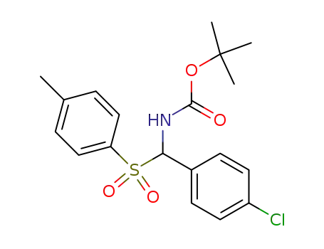Carbamic acid, [(4-chlorophenyl)[(4-methylphenyl)sulfonyl]methyl]-,
1,1-dimethylethyl ester