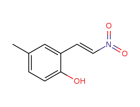 Molecular Structure of 264224-82-0 ((E)-4-methyl-2-(2-nitrovinyl)phenol)