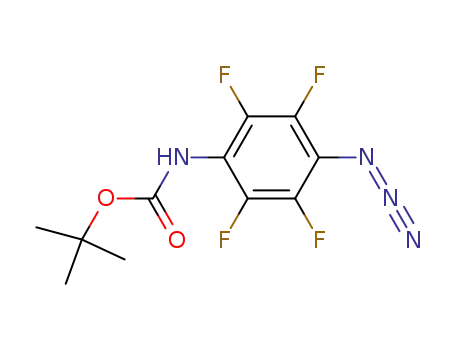 4-(N-Tert-butoxycarbonylamino)tetrafluorophenylazide