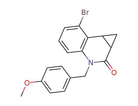 7-bromo-3-(4-methoxybenzyl)-3,7b-dihydro-1H-cyclopropa[c]quinolin-2(1aH)-one