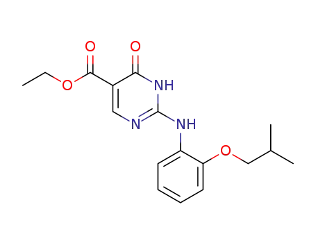ethyl 1,6-dihydro-2-[2-(2-methylpropoxy)anilino]-6-oxo-5-pyrimidinecarboxylate