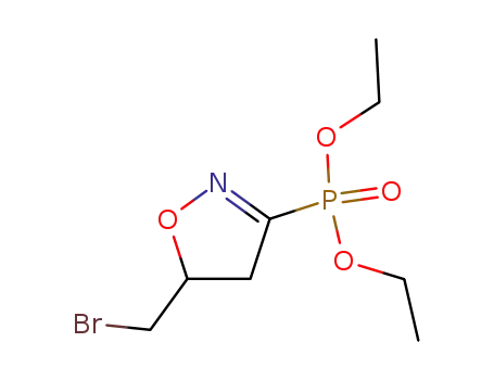 (5-Bromomethyl-4,5-dihydro-isoxazol-3-yl)-phosphonic acid diethyl ester