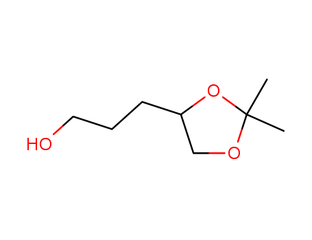 3-(2,2-dimethyl-1,3-dioxolan-4-yl)propan-1-ol cas  6318-30-5