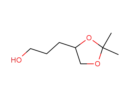 Molecular Structure of 6318-30-5 ((S)-4,5-ISOPROPYLIDENE-1-PENTANOL)