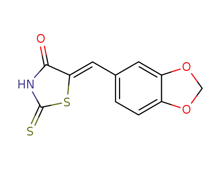 (5E)-5-(1,3-benzodioxol-5-ylmethylene)-2-mercapto-1,3-thiazol-4(5H)-one