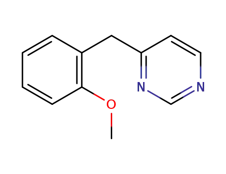 Molecular Structure of 1353577-64-6 (4-(2-methoxybenzyl)pyrimidine)