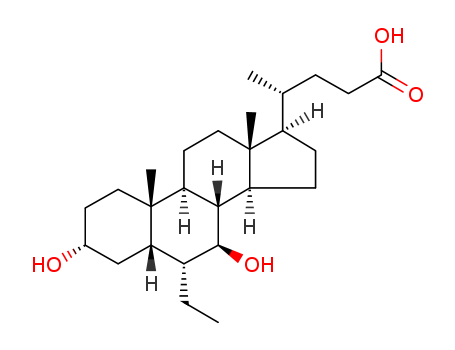 6α-ethylursodeoxycholic acid