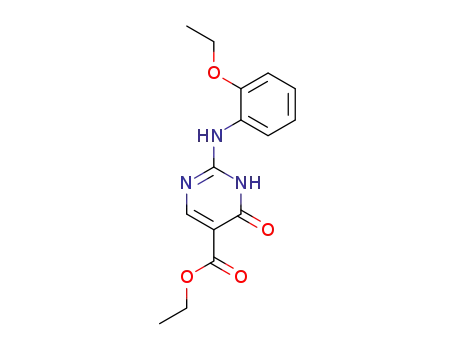 ethyl 1,6-dihydro-2-(2-ethoxyanilino)-6-oxo-5-pyrimidinecarboxylate