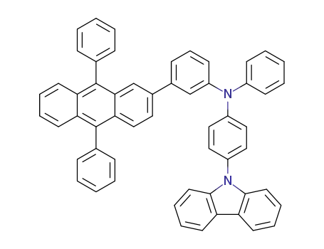 Molecular Structure of 1123921-75-4 (2-(3-{N-[4-(carbazol-9-yl)phenyl]-N-phenylamino}phenyl)-9,10-diphenylanthracene)