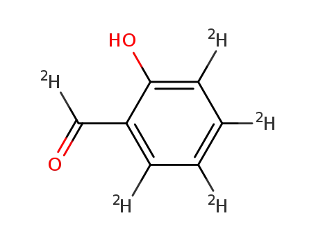 2-hydroxy-[3,4,5,6,7-2H<sub>5</sub>]-benzaldehyde