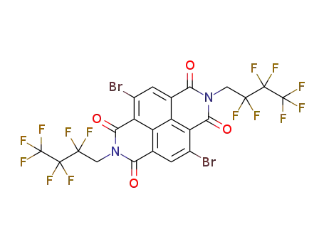 2,6-dibromo-N,N'-bis(1H,1H-perfluorobutyl)naphthalene[1,8:4,5]bis(dicarboximide)