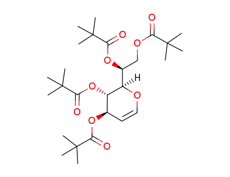 1,5-anhydro-2-deoxy-3,4,6,7-tetra-O-pivaloyl-L-galacto-hept-1-enitol