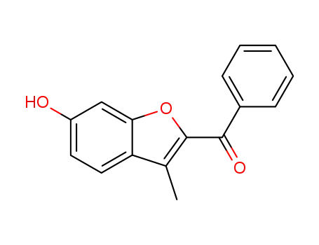 2-benzoyl-3-methyl-6-hydroxybenzofuran