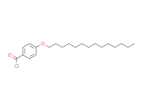 Molecular Structure of 52244-84-5 (Benzoyl chloride, 4-(tetradecyloxy)-)