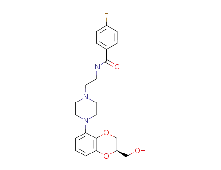 Molecular Structure of 98206-10-1 (Flesinoxan)