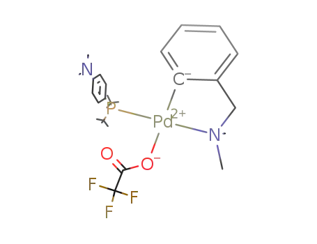 [Pd(4-(di-tert-butylphosphino)-N,N-dimethylaniline)(trifluoroacetate)(κ2-N,C-C6H4CH2NMe2)]