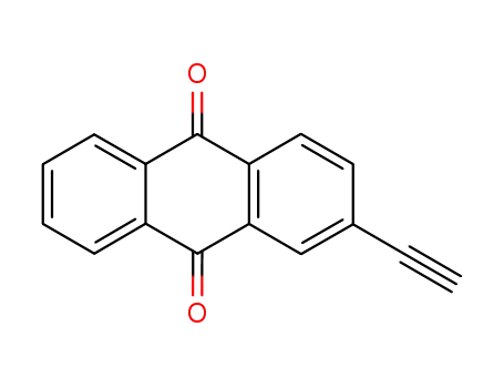 Molecular Structure of 78053-65-3 (2-ethynyl-9,10-anthraquinone)