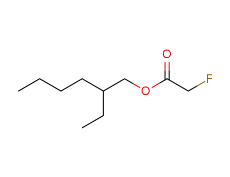 Molecular Structure of 331-87-3 (Fluoroacetic acid 2-ethylhexyl ester)