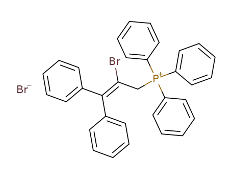(2-bromo-3,3-diphenylprop-2-en-1-yl)triphenylphosphonium bromide