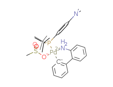 Methanesulfonato{[4-(N,N-dimethylamino)phenyl]di-t-butylphosphino}(2'-amino-1,1'-biphenyl-2-yl)palladium(II), min. 98% [Amphos Palladacycle Gen. 3]
