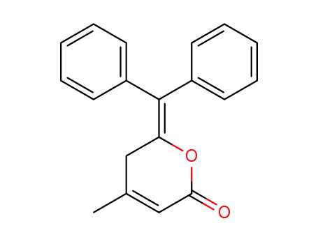 6-Benzhydrylidene-4-methyl-5,6-dihydro-pyran-2-one