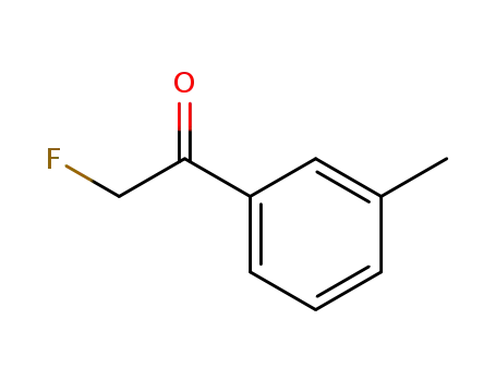 Molecular Structure of 2560-97-6 (Ethanone, 2-fluoro-1-(3-methylphenyl)- (9CI))