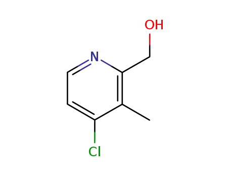 Molecular Structure of 59886-85-0 (4-Chloro-2-(hydroxymethyl)-3-methylpyridine)