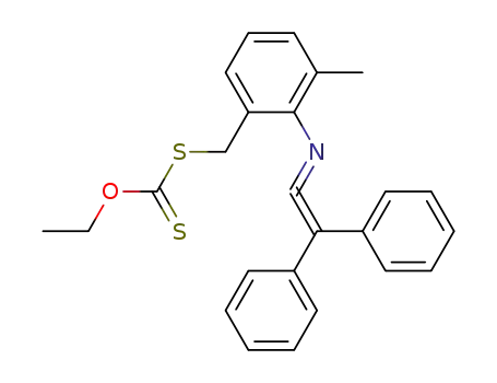 dithiocarbonic acid <i>S</i>-(2-diphenylvinylideneamino-3-methyl-benzyl) ester <i>O</i>-ethyl ester