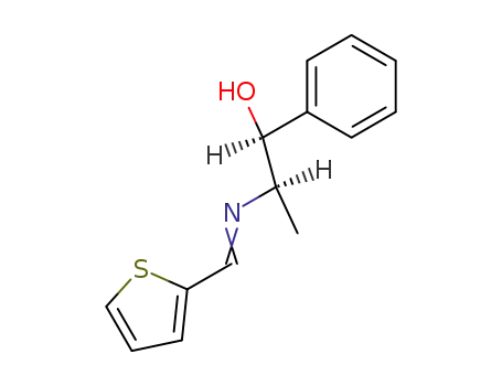 (1S,2R)-1-Phenyl-2-{[1-thiophen-2-yl-meth-(E)-ylidene]-amino}-propan-1-ol
