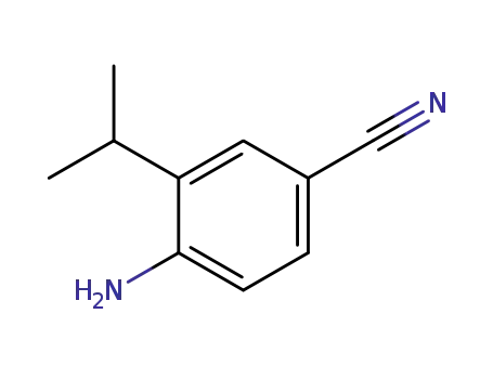 Benzonitrile, 4-amino-3-(1-methylethyl)- (9CI)