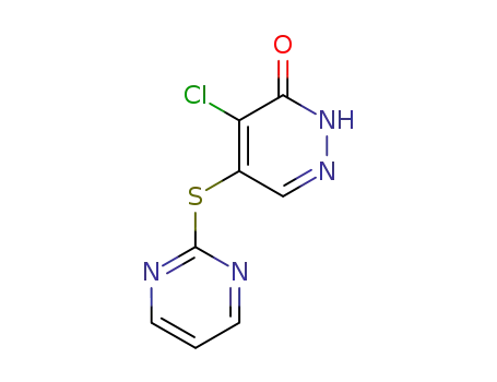 4-chloro-5-(2-pyrimidinylsulfanyl)-3(2H)-pyridazinone