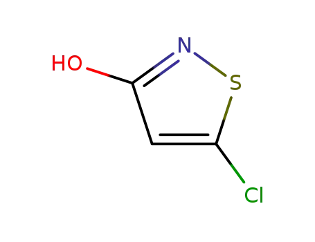 Molecular Structure of 25629-58-7 (5-chloro-3-hydroxyisothiazole)
