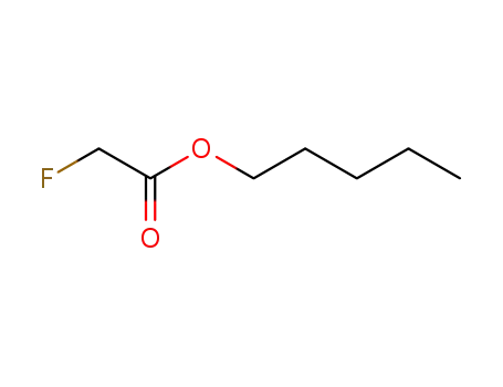 Molecular Structure of 333-08-4 (fluoro-acetic acid pentyl ester)