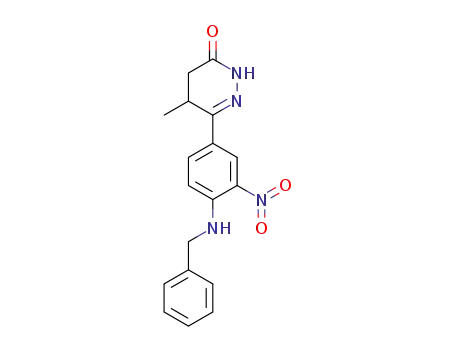6-(4-(Benzylamino)-3-nitrophenyl)-5-methyl-4,5-dihydropyridazin-3(2H)-one