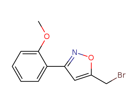 5-(BROMOMETHYL)-3-(2-METHOXYPHENYL)ISOXAZOLE