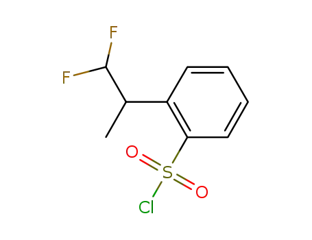 2-(1,1-Difluoropropan-2-yl)benzene-1-sulfonyl chloride